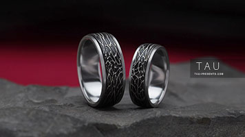 Обручальные кольца из титана на заказ